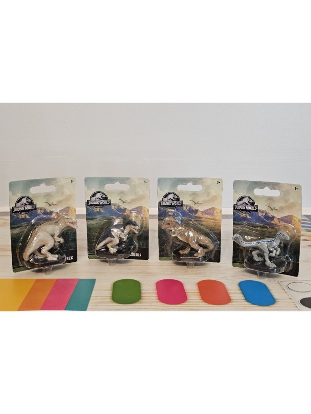 Jurassic World Micro Figure Cake Toppers, Set Of 4